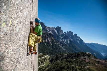 Pinne gialle, new climb by Manolo at Tognazza