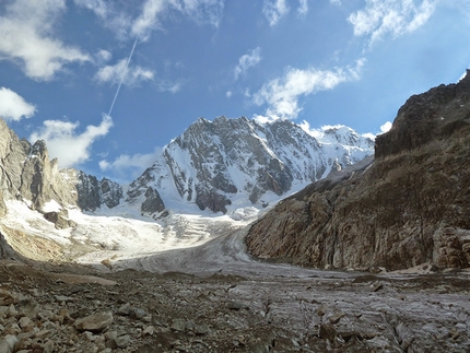 Grandes Jorasses, Mont Blanc - Philipp Angelo and the solo ascent of the polish route, Grandes Jorasses on 15/09/2014