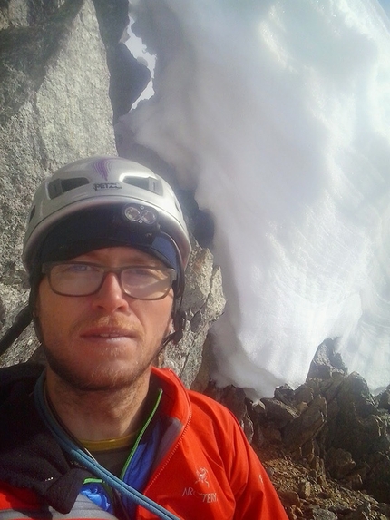 Grandes Jorasses, Mont Blanc - Philipp Angelo and the solo ascent of the polish route, Grandes Jorasses on 15/09/2014