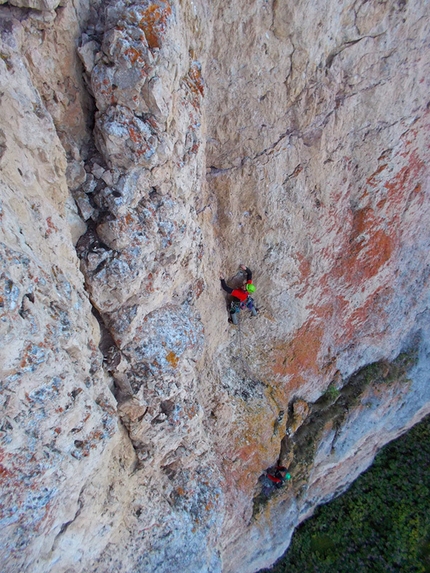 Corso aspiranti guida alpina 2013 - 2014 - Modulo roccia in Dolomiti: Via Franz alle Mesule