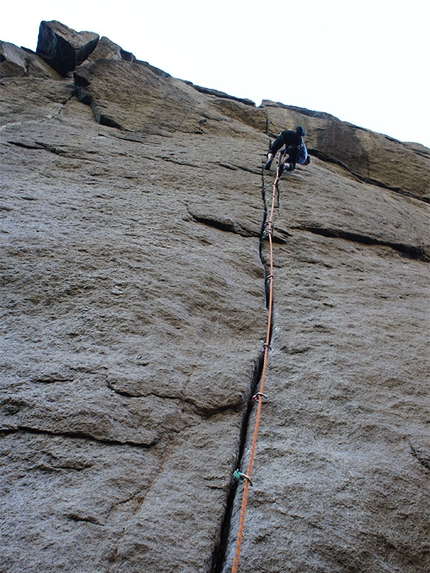 Profilveggen, Norvegia - Crister Jansson e Erik Massih durante la prima libera di Ronny Medelsvensson, Profile wall, Jossingfjord, Norvegia