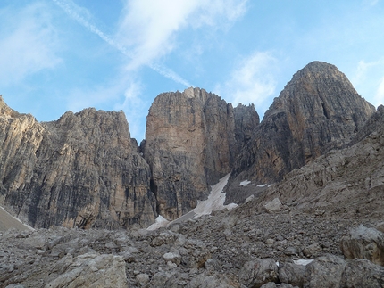 Sguardo al Passato, Val d’Ambiez, Dolomiti di Brenta - Cima bassa d'Ambiez, Val d’Ambiez, Dolomiti di Brenta