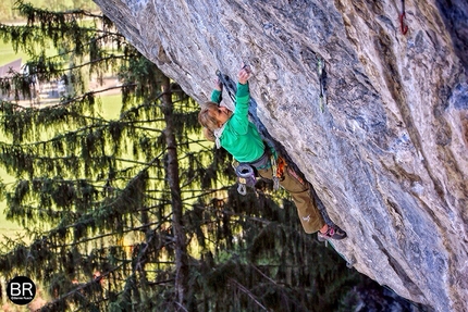 Angela Eiter libera Hercules 8c+ alla Götterwandl in Austria