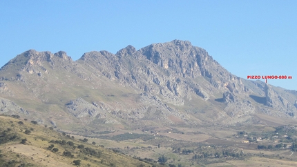 Pizzo Lungo, Monti di Calamigna, Sicilia - La dorsale di Pizzo Cane e il Pizzo Lungo (Monti di Calamigna) Sicilia