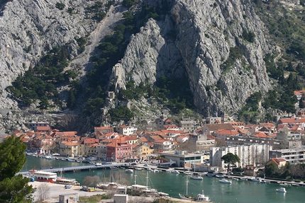 Omiš, Croazia - L'arrampicata a Omiš, Dalmatia, Croazia