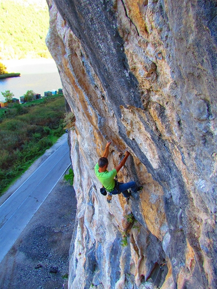 Omiš, Croazia - L'arrampicata a Omiš, Dalmatia, Croazia