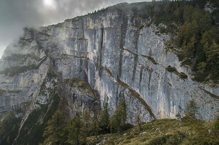 Happy Ledge, Val Trementina, Paganella - The Val Trementina face