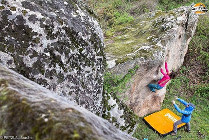 Petzl RocTrip 2014 - Mélissa Le Névé durante il Petzl RocTrip 2014 a Prilep in Macedonia