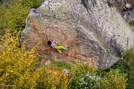 Petzl RocTrip 2014 - Sachi Amma durante il Petzl RocTrip 2014 a Prilep in Macedonia