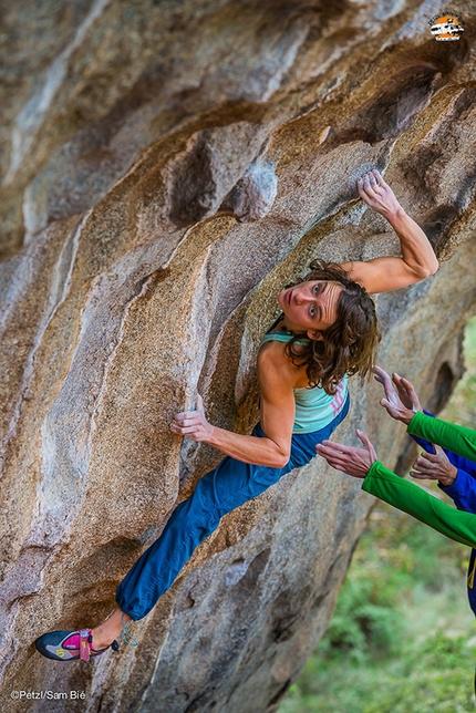 Petzl RocTrip 2014 - Mélissa Le Névé during the Petzl RocTrip 2014 at Prilep in Macedonia