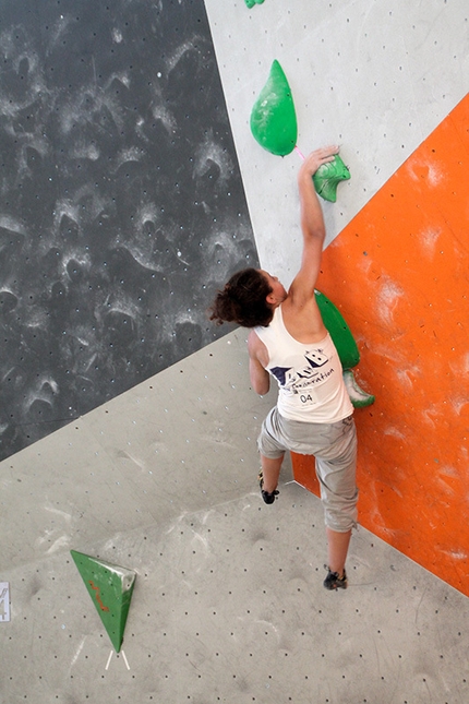 Coppa Italia Boulder 2014 - Rockspot NO di Pero (MI) - Giorgia Tesio, Posto di Blocco Boves, seconda classificata