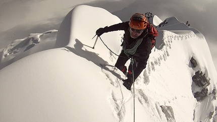 Zemu Peak, Himalaya - During the 2014 Zemu Exploratory Expedition. With the mountaineers Alberto Peruffo, Anindya Mukherjee, Cesar Rosales Chinchay, Francesco Canale, Davide Ferro, Andrea Tonin, Enrico Ferri.