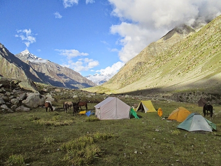Miyar valley, Himachal Pradesh, India - Miyar valley 2014. Cyrill Bösch, Elias Gmünder, Arunas Kamandulis, Gediminas Simutis