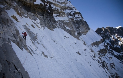 Ines Papert and Cory Richards add new route to Kwangde Shar, Nepal