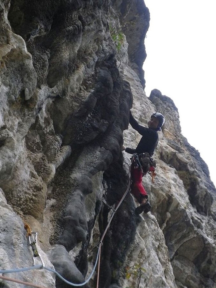 X Alvise, nuova via d'arrampicata in Valsugana