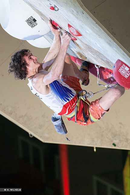 Lead World Cup 2014 - Adam Ondra winning the Inzai stage of the Lead World Cup 2014