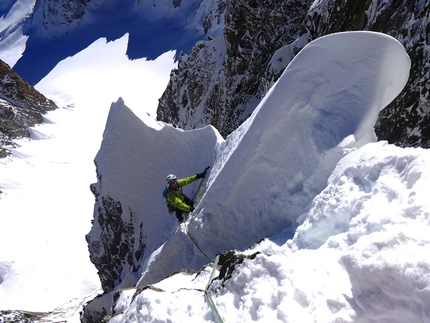 Combe Maudit, Monte Bianco - Saumons et Glacons di Enrico Bonino, Luca Breveglieri e Olivier Colaye, Combe Maudit, Monte Bianco