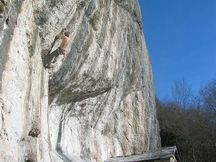 Valdo Chilese and Nicola Pesavento hard redpoints at Fonzaso