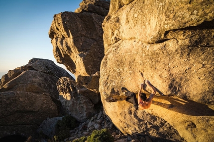 Rock slave XP 2014, Elba Discovery - Alessandro Palma bouldering during the Rock slave XP 2014, Elba Discovery by Marzio Nardi & C.