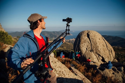 Rock slave XP 2014, Elba Discovery - Lorenzo Bona filming the Rock slave XP 2014, Elba Discovery by Marzio Nardi & C.