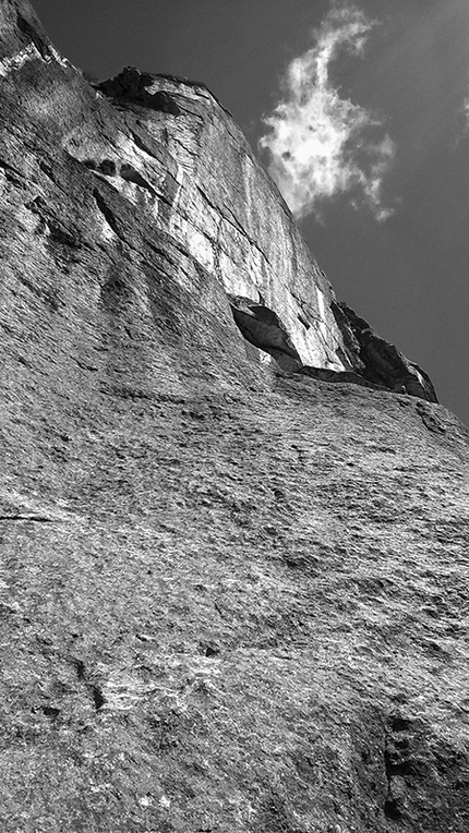 Val di Rava e Val di Fierollo, Lagorai - Paolo Michielini durante l'apertura di vie nuove in Val di Rava e Val di Fierollo