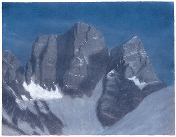 Visioni - Pelmo, Dolomiti. Pastello 66.04 x 50.8