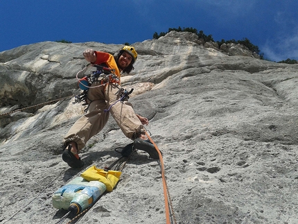 Monte Robon, Alpi Giulie, Andrea Polo, Gabriele Gorobey - Liberi di scegliere, Monte Robon: Gabriele Gorobey Sbisi in apertura sull'ultimo tiro