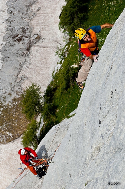 Monte Robon, Alpi Giulie, Andrea Polo, Gabriele Gorobey - Liberi di scegliere, Monte Robon: Gabriele Gorobey Sbisi scala su L5