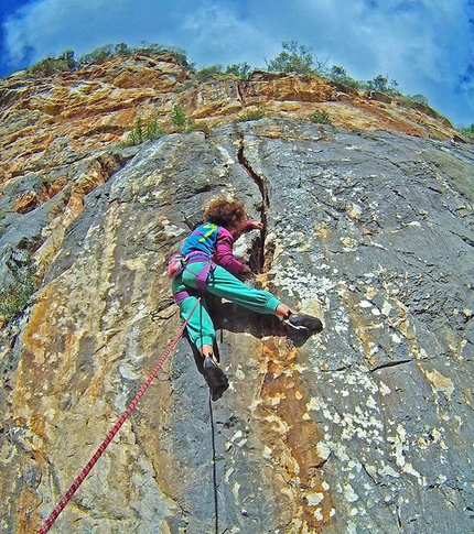 Climbing in Sardinia - Climbing at the new sector Rifondazione Cinese