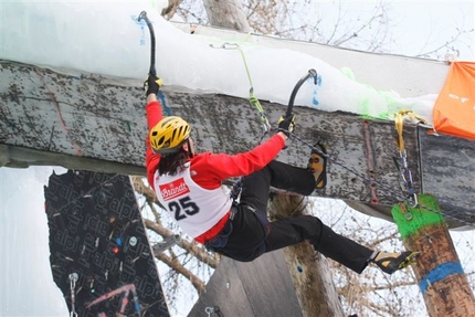 Coppa Italia Ice climbing a Angelika Rainer e Mario Prinoth