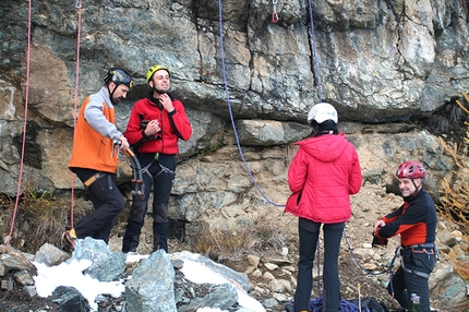 Shampoo Dry, drytooling in Valle d'Aosta - Drytooling nel settore Shampoo Dry, Champorcher, Valle d'Aosta