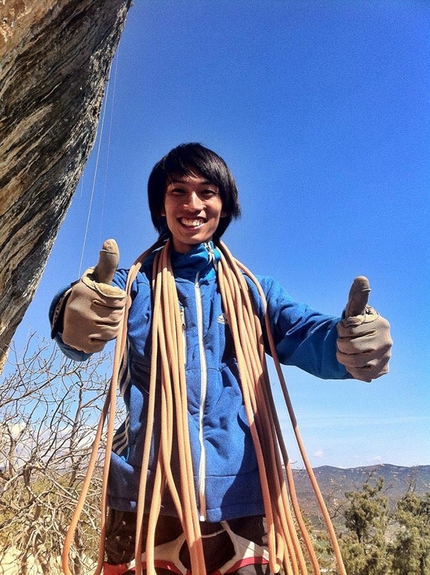 Sachi Amma climbing Biographie at Céüse