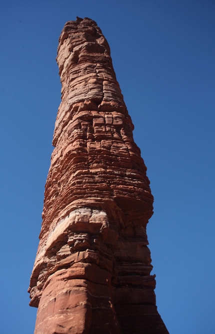 Desert Sandstone Climbing Trip #4 - Capitol Reef, Goosenecks, Dead Horse, Canyonlands - Il Totem (aka Standing Rock), nel Monument Basin