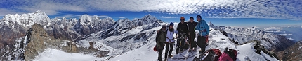 Rolwaling, Nepal, Himalaya - On the summit of Yalung Ri