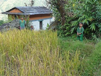 Rolwaling, Nepal, Himalaya - Il villaggio di Thare, il più bello da noi visitato