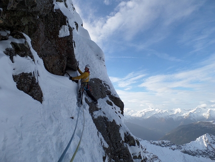 Wasserkopf, new Rieserferner mixed and ice climb by Gietl and Messini
