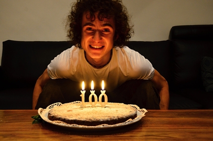 Adam Ondra - Adam Ondra celebrates his 100th 9a and harder sports climb