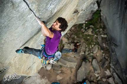 Jacopo Larcher - Jacopo Larcher climbing The Doors, Cadarese, Italy