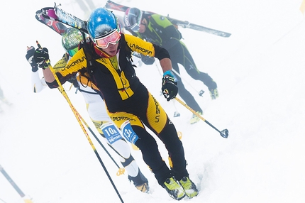 Campionati italiani di sci alpinismo 2015 - Federico Nicolini durante il Campionati italiani di sci alpinismo 2015