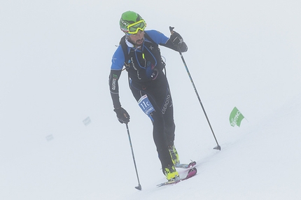 Campionati italiani di sci alpinismo 2015 - Robert Antonioli durante il Campionati italiani di sci alpinismo 2015