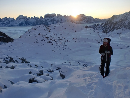 Monte Nero, Presanella - Wind of Change: during the approach