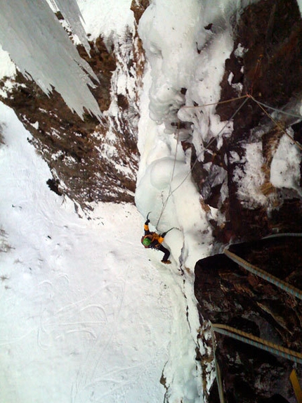 Leben ist jetzt, Dolomites mixed route by Astner and Ciulli