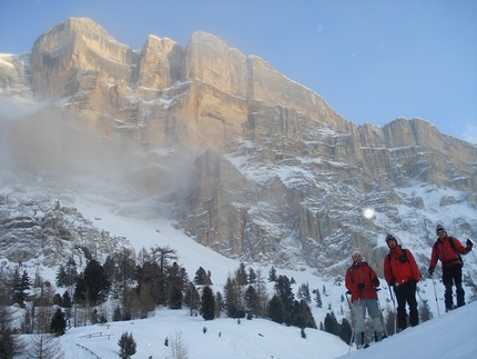 Sas de Dlacia, il villaggio degli alpinisti