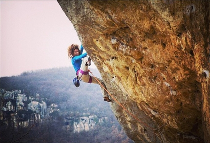 Sara Grippo - La climber torinese Sara Grippo su Odore dei sogni a Lumignano