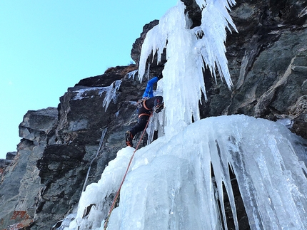 Exo-Ciuc!, new ice climb in Valgrisenche by Bonino and Parru