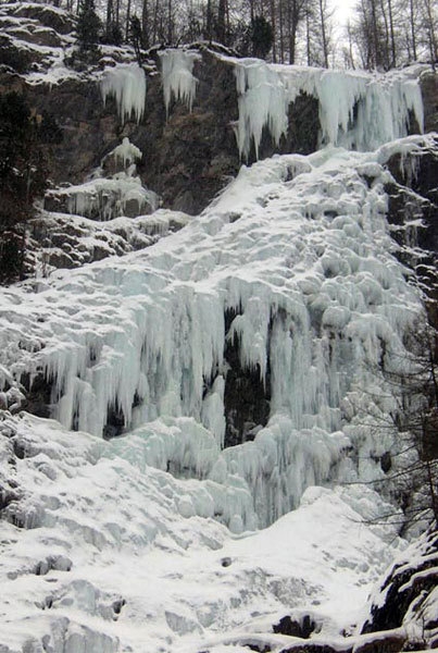 Freissinières - l’eldorado ghiacciato dei francesi - Cascata Impatience.