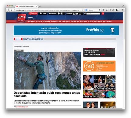 Tommy Caldwell, Kevin Jorgeson, El Capitan - News coverage of Tommy Caldwell and Kevin Jorgeson during their Dawn Wall push, El Capitan, Yosemite