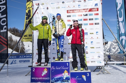 Ski mountaineering World Cup 2015 - During the Individual race at Puy Saint Vincent of the Scarpa ISMF World Cup