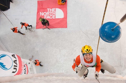 Ice Climbing World Cup 2015 - Nikolai Kuzovlov Men's Speed champion in Cheongsong (Korea) phase of the 2015 UIAA Ice Climbing World Tour