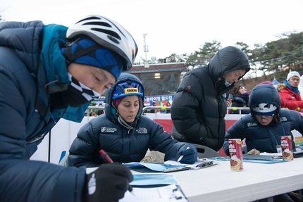 Ice Climbing World Cup 2015 - during the Ice Climbing World Cup 2015 at Cheongsong